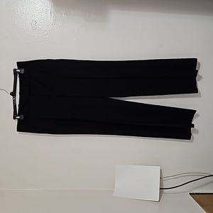 Boss Hugo Boss Black Pants with Gray Pinstripes